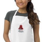 Red Bell Run Embroidered Apron